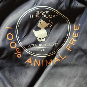 Save The Duck Navy Ultra Light Jacket With Lined Hood